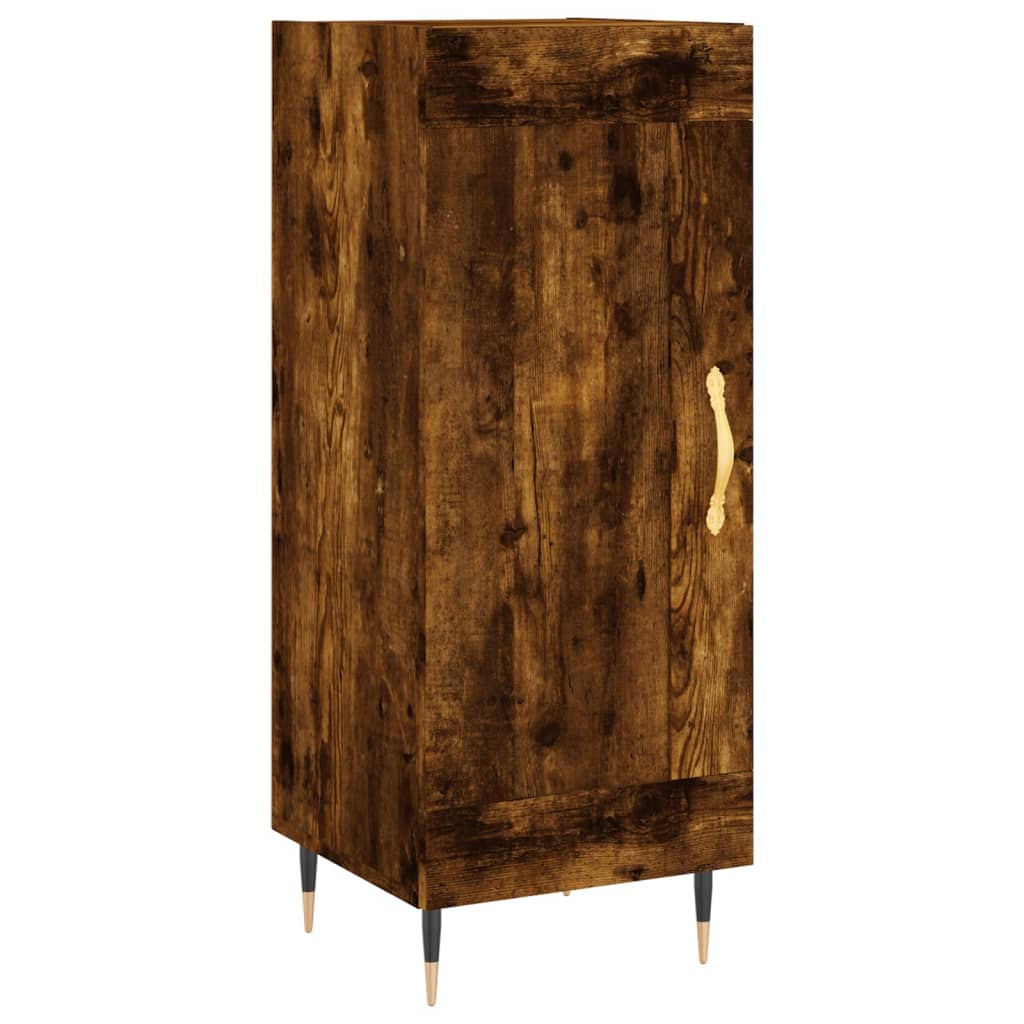 Credenza Rovere Fumo 34,5x34x180 cm in Legno Multistrato 3199094