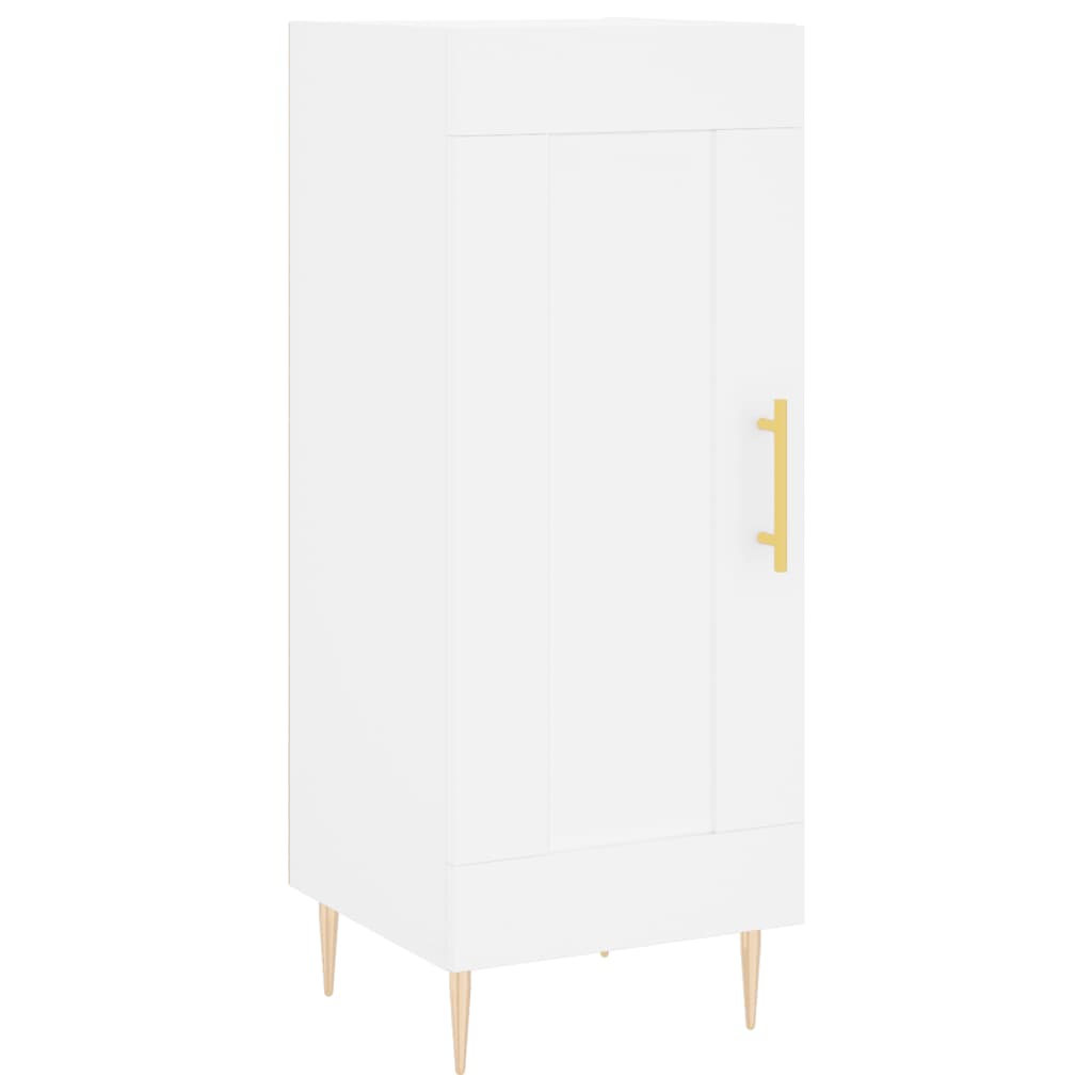 Credenza Bianca 34,5x34x180 cm in Legno Multistrato 3199097