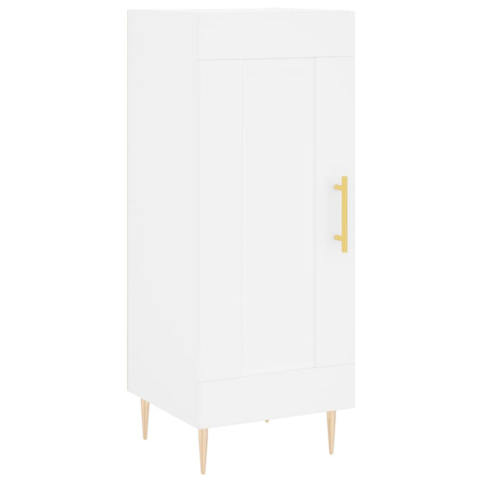 Credenza Bianca 34,5x34x180 cm in Legno Multistrato 3199097