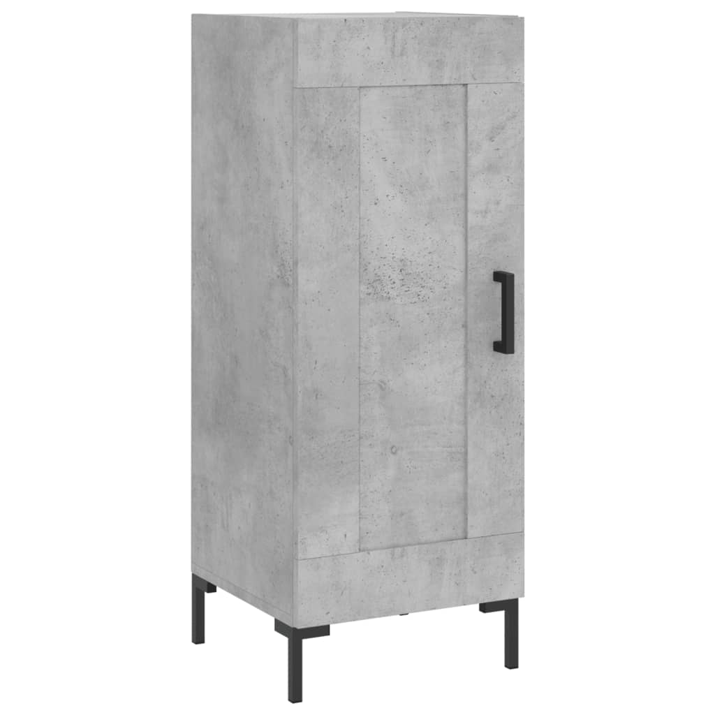 Credenza Grigio Cemento 34,5x34x180 cm in Legno Multistrato 3199109