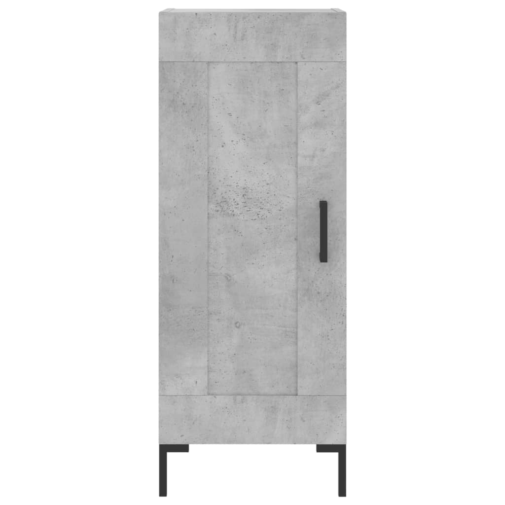 Credenza Grigio Cemento 34,5x34x180 cm in Legno Multistrato 3199109