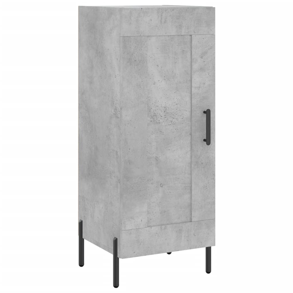 Credenza Grigio Cemento 34,5x34x180 cm in Legno Multistrato 3199117