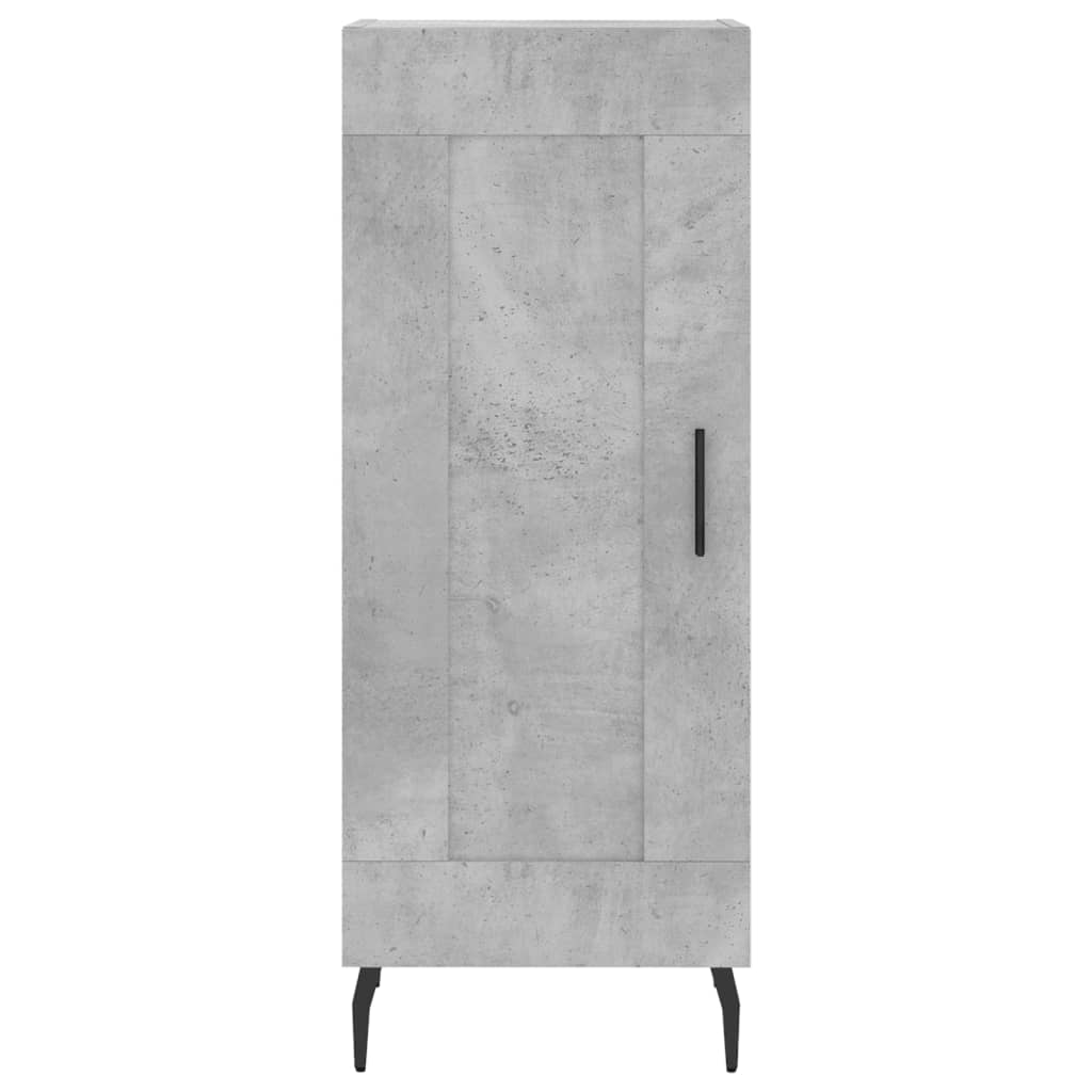 Credenza Grigio Cemento 34,5x34x180 cm in Legno Multistrato 3199125