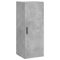 Credenza Grigio Cemento 34,5x34x180 cm in Legno Multistrato 3199125