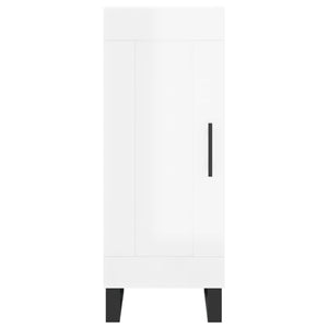 Credenza 34,5x34x180 cm in Legno Multistrato Bianco Lucido 3199131