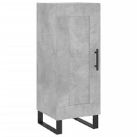 Credenza Grigio Cemento 34,5x34x180 cm in Legno Multistrato 3199133