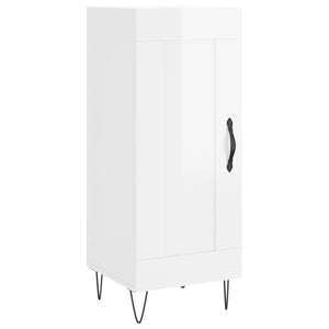 Credenza 34,5x34x180 cm in Legno Multistrato Bianco Lucido 3199139