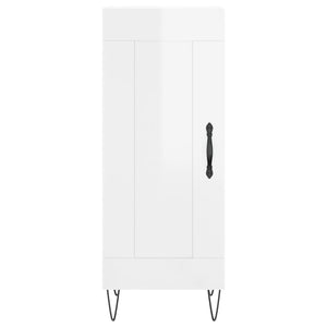 Credenza 34,5x34x180 cm in Legno Multistrato Bianco Lucido 3199139