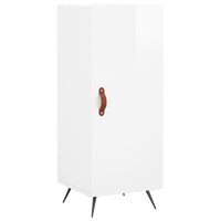 Credenza 34,5x34x180 cm in Legno Multistrato Bianco Lucido 3199147