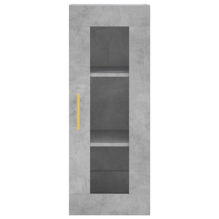 Credenza Grigio Cemento 34,5x34x180 cm in Legno Multistrato 3199165