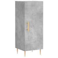 Credenza Grigio Cemento 34,5x34x180 cm in Legno Multistrato 3199165