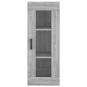 Credenza Grigio Sonoma 34,5x34x180 cm in Legno Multistrato 3199175