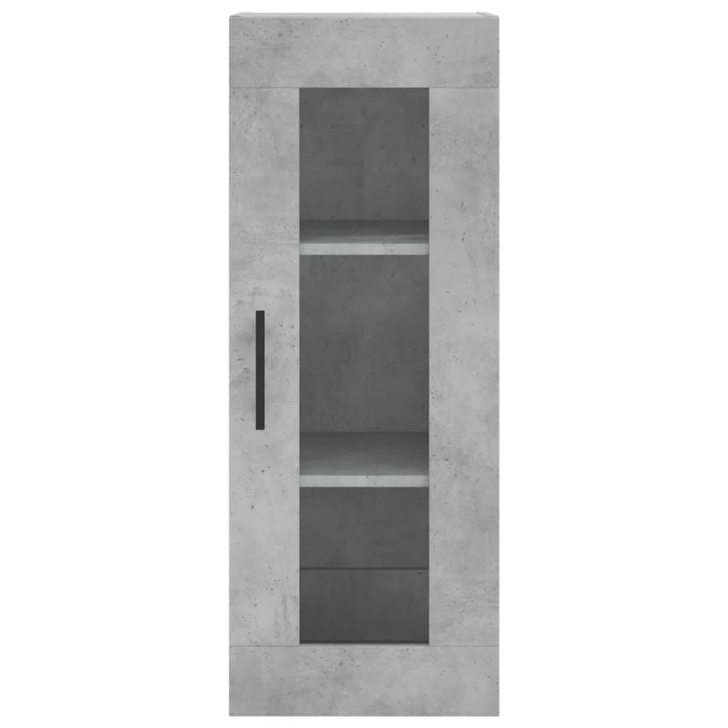 Credenza Grigio Cemento 34,5x34x180 cm in Legno Multistrato 3199197