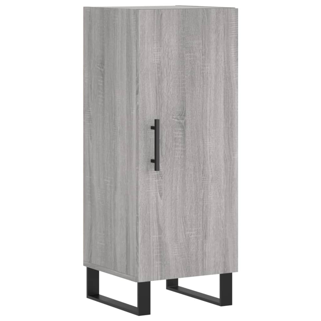 Credenza Grigio Sonoma 34,5x34x180 cm in Legno Multistrato 3199199