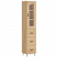 Credenza Rovere Sonoma 34,5x34x180 cm in Legno Multistrato 3199212