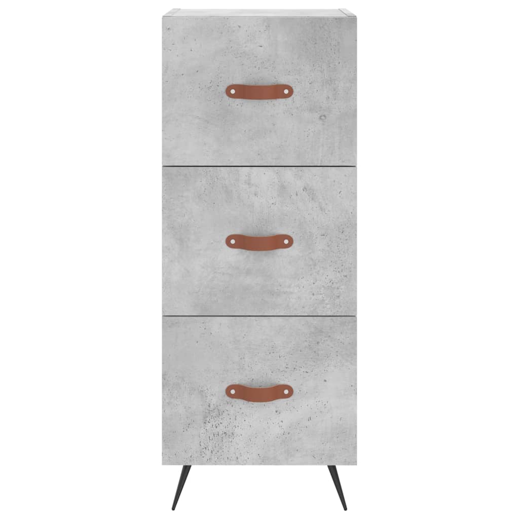 Credenza Grigio Cemento 34,5x34x180 cm in Legno Multistrato 3199213