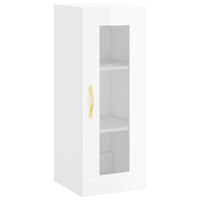 Credenza 34,5x34x180 cm in Legno Multistrato Bianco Lucido 3199219