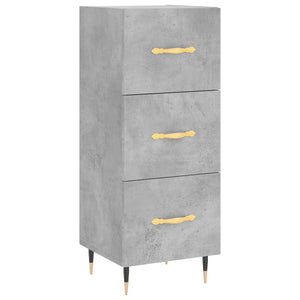 Credenza Grigio Cemento 34,5x34x180 cm in Legno Multistrato 3199221