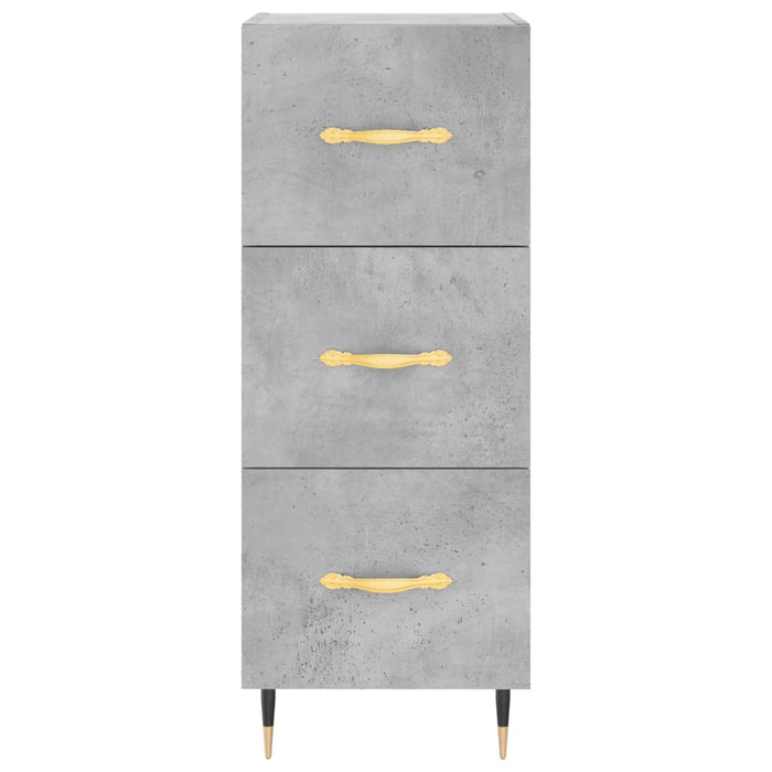 Credenza Grigio Cemento 34,5x34x180 cm in Legno Multistrato 3199221