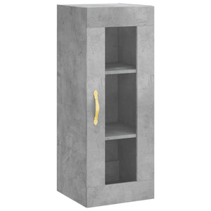 Credenza Grigio Cemento 34,5x34x180 cm in Legno Multistrato 3199221