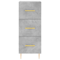 Credenza Grigio Cemento 34,5x34x180 cm in Legno Multistrato 3199229