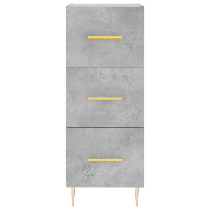 Credenza Grigio Cemento 34,5x34x180 cm in Legno Multistrato 3199229