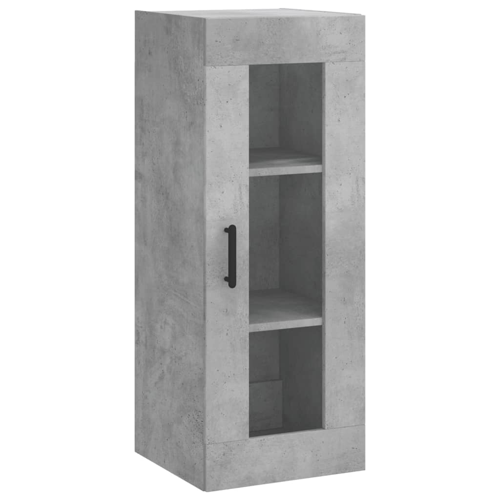 Credenza Grigio Cemento 34,5x34x180 cm in Legno Multistrato 3199245