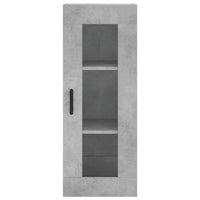 Credenza Grigio Cemento 34,5x34x180 cm in Legno Multistrato 3199245