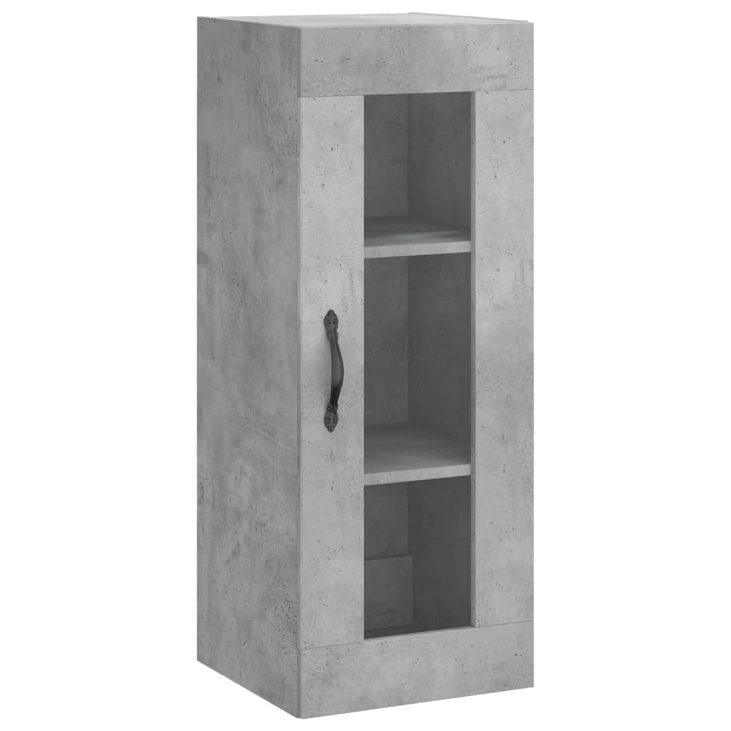 Credenza Grigio Cemento 34,5x34x180 cm in Legno Multistrato 3199269