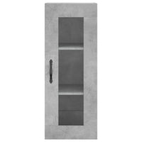 Credenza Grigio Cemento 34,5x34x180 cm in Legno Multistrato 3199269