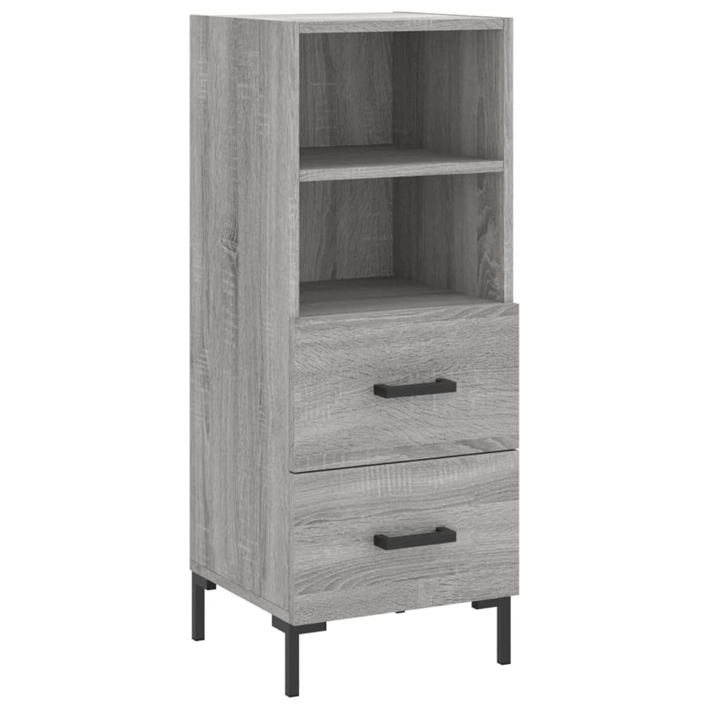 Credenza Grigio Sonoma 34,5x34x180 cm in Legno Multistrato 3199303