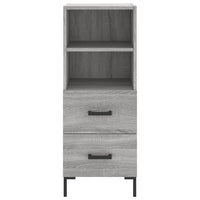 Credenza Grigio Sonoma 34,5x34x180 cm in Legno Multistrato 3199303