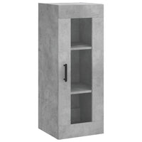 Credenza Grigio Cemento 34,5x34x180 cm in Legno Multistrato 3199309