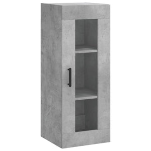 Credenza Grigio Cemento 34,5x34x180 cm in Legno Multistrato 3199309