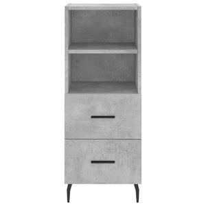 Credenza Grigio Cemento 34,5x34x180 cm in Legno Multistrato 3199317