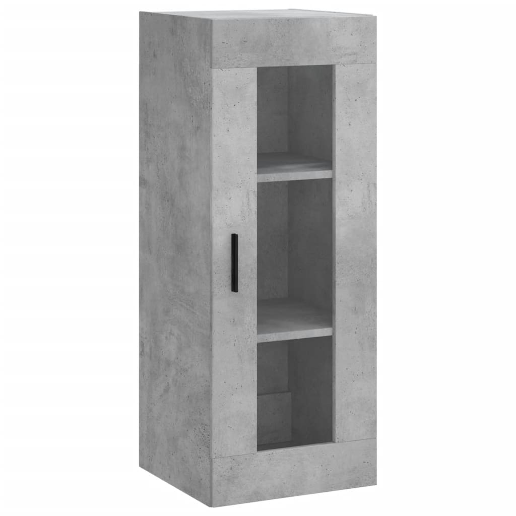 Credenza Grigio Cemento 34,5x34x180 cm in Legno Multistrato 3199317