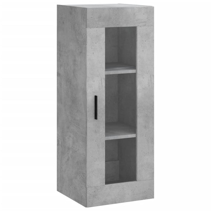 Credenza Grigio Cemento 34,5x34x180 cm in Legno Multistrato 3199317