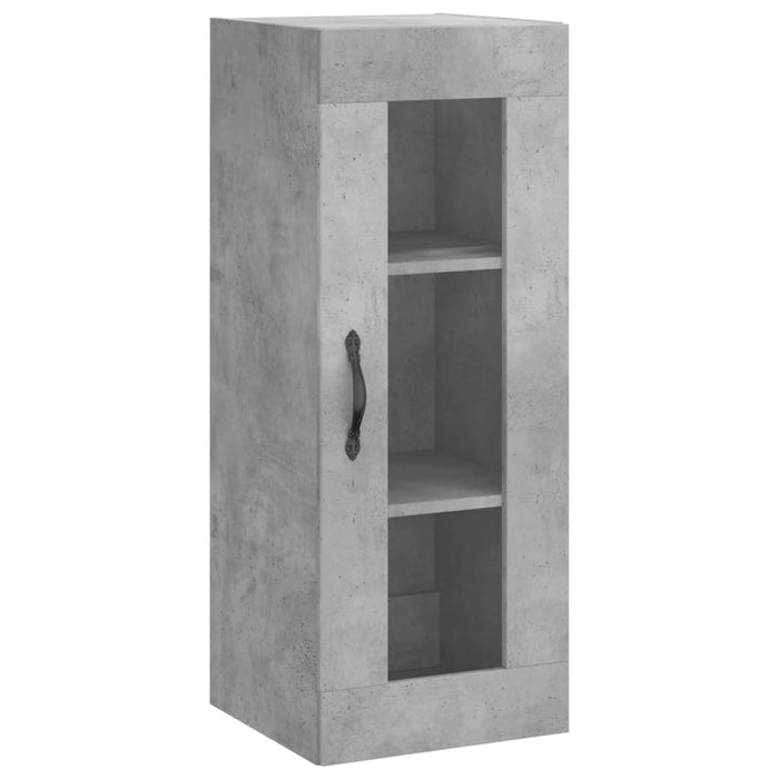 Credenza Grigio Cemento 34,5x34x180 cm in Legno Multistrato 3199333