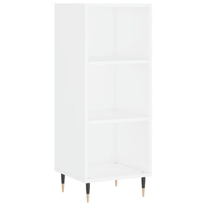 Credenza Bianca 34,5x34x180 cm in Legno Multistrato 3199345