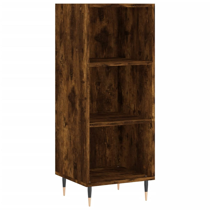 Credenza Rovere Fumo 34,5x34x180 cm in Legno Multistrato 3199350