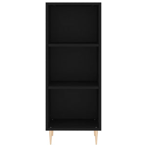 Credenza Nera 34,5x34x180 cm in Legno Multistrato 3199354