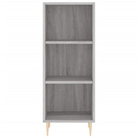 Credenza Grigio Sonoma 34,5x34x180 cm in Legno Multistrato 3199359