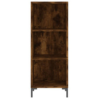 Credenza Rovere Fumo 34,5x34x180 cm in Legno Multistrato 3199366