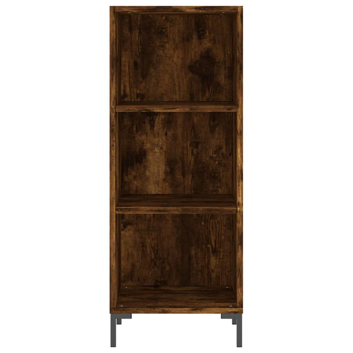 Credenza Rovere Fumo 34,5x34x180 cm in Legno Multistrato 3199366