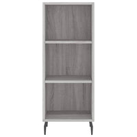 Credenza Grigio Sonoma 34,5x34x180 cm in Legno Multistrato 3199383