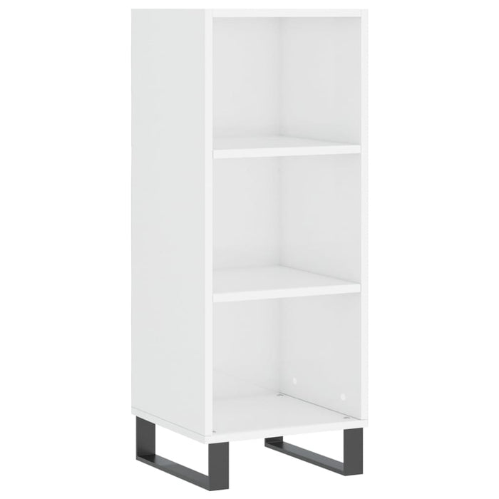 Credenza 34,5x34x180 cm in Legno Multistrato Bianco Lucido 3199387