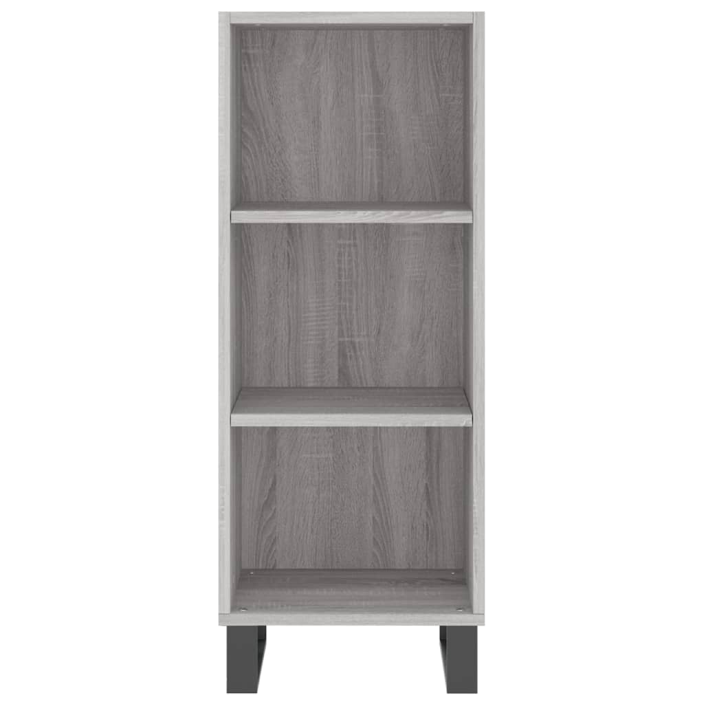 Credenza Grigio Sonoma 34,5x34x180 cm in Legno Multistrato 3199391