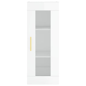 Credenza 34,5x34x180 cm in Legno Multistrato Bianco Lucido 3199419