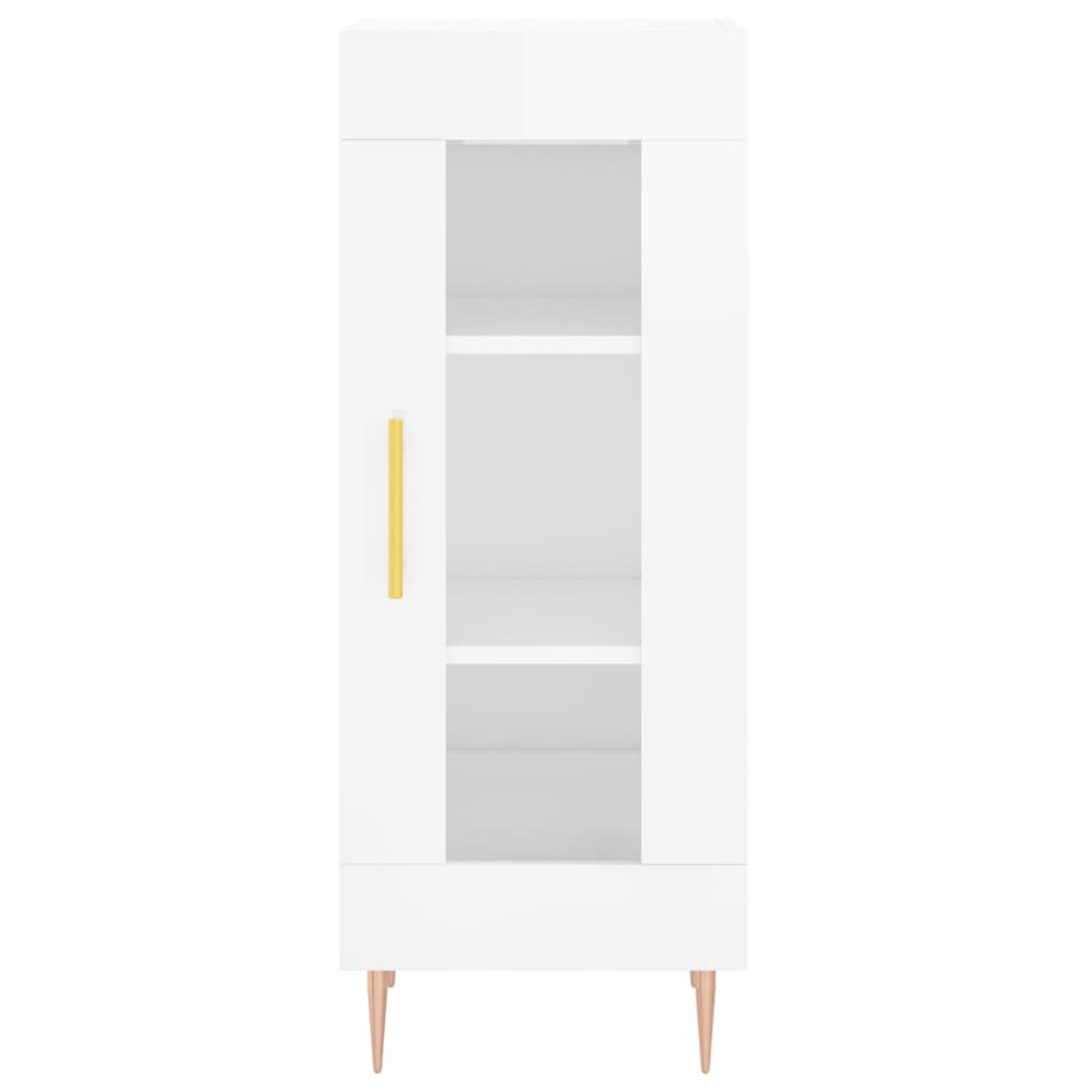 Credenza 34,5x34x180 cm in Legno Multistrato Bianco Lucido 3199419