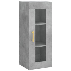 Credenza Grigio Cemento 34,5x34x180 cm in Legno Multistrato 3199421